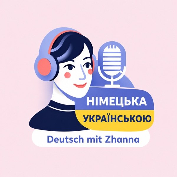 Обкладинка подкасту Німецька українською | Deutsch mit Zhanna