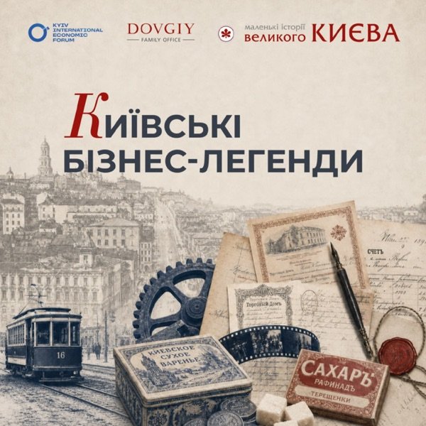 Обкладинка подкасту Київські бізнес-легенди